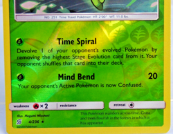 Celebi Pokemon TCG Card Unified Minds Reverse Holo 4 236 No 251 Legendary - Image 3