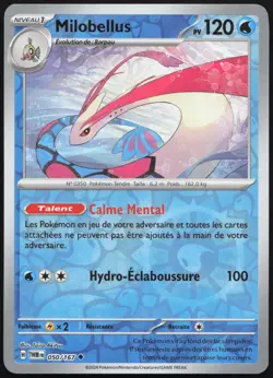 Carte Pokemon Milobellus 050/167 Reverse Mascarade Crepusculaire Francais - Image 1