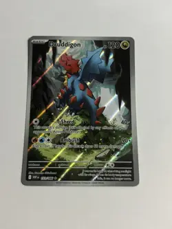 Pokemon TCG Druddigon 151/086 Illustration Rare White Flare EN - Image 1