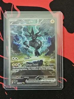 Pokemon TCG Zekrom EX Sir 166/086 SV Black Bolt English - Image 1