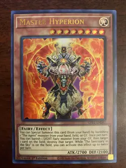 Master Hyperion GFP2-EN047- Ultra Rare - 1st Edition - YuGiOh TCG NM - Image 1