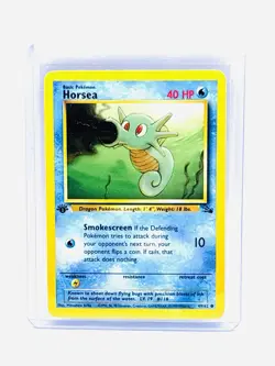HORSEA - 49/62 - Fossil - Pokemon Card - LP - First ED - FREE SHIPPING READ! - Image 1