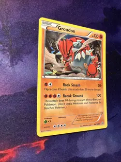 Groudon 84/160 - XY Primal Clash Cracked Ice Holo Rare Pokemon Card - Image 3