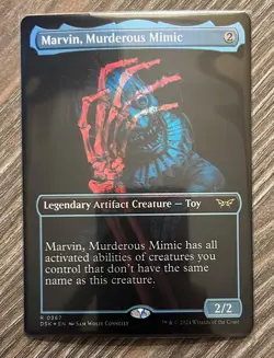 Marvin, Murderous Mimic (Showcase) -Foil Near Mint MTG - Image 1