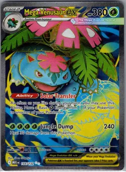 Mega Venusaur ex 155/132 ME01: Mega Evolution - Pokemon Card - NM - Image 1