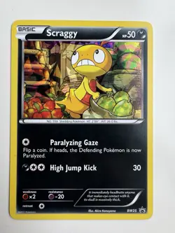 Scraggy - BW25 - Pokemon Black & White Promo Ultra Rare Holo Card - Image 1