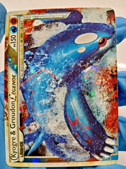 Pokemon Card HS Undaunted - Kyogre & Groudon Legend 87/90 FR card - Image 1
