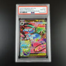 PSA 10 Mega Venusaur ex 177/132 Pokemon Mega Evolutions Graded Card - Image 1