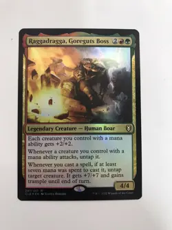 Raggadragga Goreguts Boss Foil MTG Magic the Gathering Card NM Near Mint CLB - Image 1