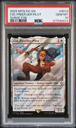 PSA 10 MTG Cid, Freeflier Pilot (Surge Foil) ONLY 2 GRADED 10'S - Image 1