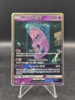Pokemon TCG Mewtwo GX (Secret) 78/73 Shining Legends Holo NM - Image 1