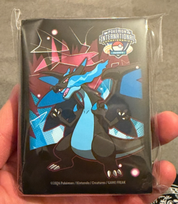 Pokemon TCG - Mega Charizard X Sleeves [EUIC London 2026 Competitor Exclusive] - Image 1