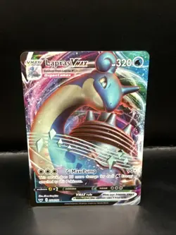 Pokemon TCG Lapras VMAX 050/202 Swsh01: Sword & Shield Holo B - Image 1