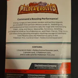 Pokemon TCG: Scarlet & Violet - Paldea Evolved Booster Pack Smoliv Promo - Image 2