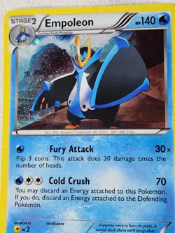Played Empoleon - Holo #BW56 Black and White Promo Pokemon TCG - Image 3