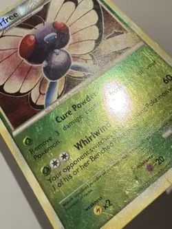 2010 Pokemon HeartGold & SoulSilver Butterfree Reverse Holo #16/123 LP - Image 4