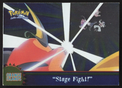 Stage Fright! SILVER HOLO - OR7 - Pokemon Topps Series 3 - Orange Islands Raichu - Image 1