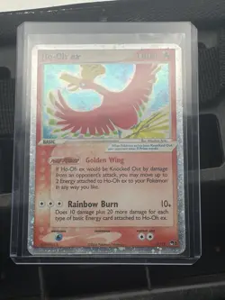 Pokemon TCG Ho-Oh ex 017/017 POP Series 3 Ultra Rare Holo EX Card 110 HP - Image 1