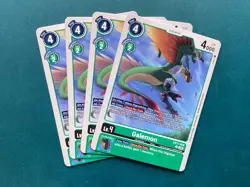 Galemon EX11-028 Playset Dawn of Liberator Digimon Card Game x4 - Image 1