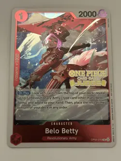 Belo Betty (Judge Pack Vol. 3) OP05-015 One Piece Promotion Cards Foil - Image 1