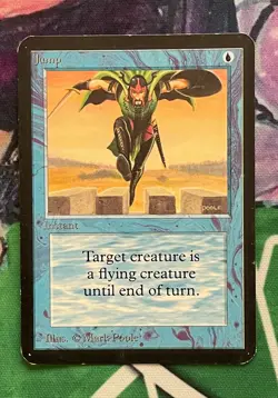 JUMP Alpha Magic: The Gathering MTG LP Light Play - Image 1