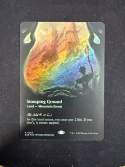Stomping Ground (BORDERLESS FOIL) - Edge of Eternities - Magic - Image 1