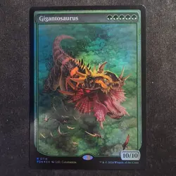 Gigantosaurus - Foil Borderless - Magic Foundations (MTG) - Image 1