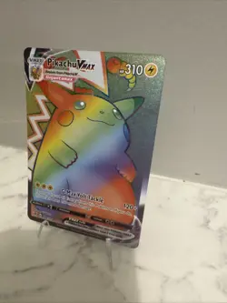 Pokemon Pikachu VMAX Rainbow Secret Rare 188/185 – Sword & Shield Vivid Voltage - Image 2