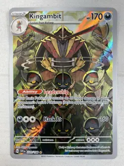 Kingambit IR 220/198 Sv01: Scarlet & Violet Base Illustration Rare Holo Pokemon - Image 1