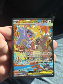 Pokemon Mega Kangaskhan EX 182/132 Me01 Mega Evolution Special Rare Holo - Image 1