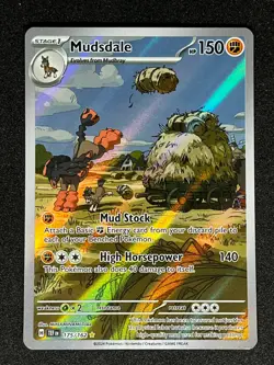 Pokemon Temporal Forces Illustration Rare Mudsdale 175/162 Pack fresh NM - Image 1