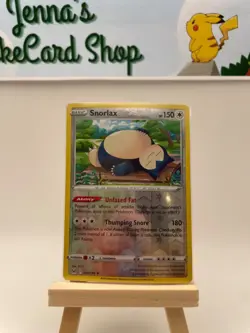 Snorlax Reverse Holo (143/196) - Lost Origins - Pokemon TCG - NM - Image 1