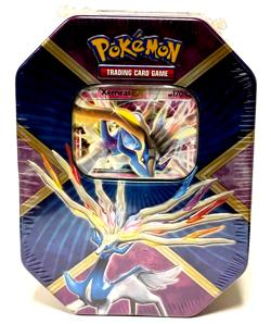 Pokemon XY Fates Collide Shiny Kalos Xerneas EX Factory Sealed Tin 2016 New OOP - Image 1