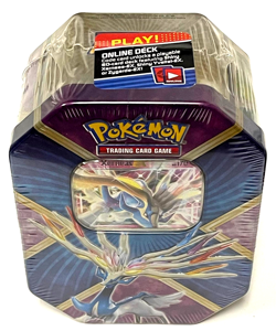 Pokemon XY Fates Collide Shiny Kalos Xerneas EX Factory Sealed Tin 2016 New OOP - Image 2