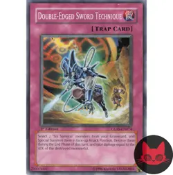 Yugioh Double-Edged Sword Technique GLAS-EN074 Common 1st Edition NM - Image 1