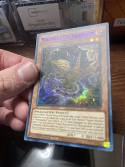 YuGiOh Millennium-Eyes Illusionist LDS1-EN045 1st Edition Purple Ultra Rare Mint - Image 3
