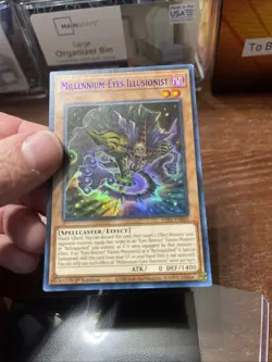 YuGiOh Millennium-Eyes Illusionist LDS1-EN045 1st Edition Purple Ultra Rare Mint - Image 4