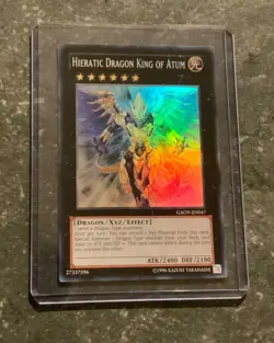 Super Rare Hieratic Dragon King of Atum (GAOV-EN047) Yu-Gi-Oh! yugioh TCG - Image 1