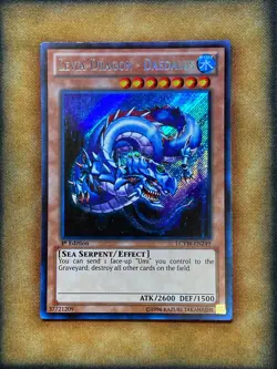 Yugioh Levia-Dragon - Daedalus LCYW-EN249 Secret Rare 1st Ed NM - Image 1
