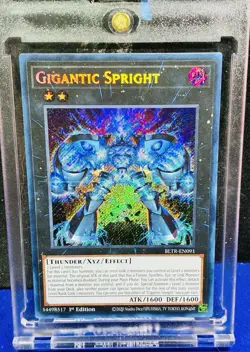 Gigantic Spright BLTR-EN091 - Secret Rare - NM - YUGIOH TCG - PACK FRESH - Image 1