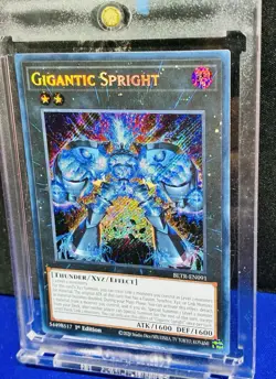 Gigantic Spright BLTR-EN091 - Secret Rare - NM - YUGIOH TCG - PACK FRESH - Image 3