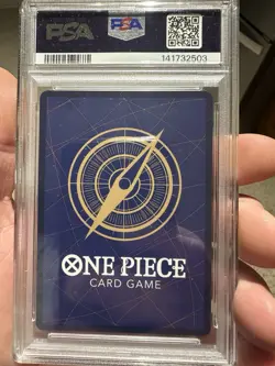 2025 ONE PIECE OP11 EN A FIST OF DIVINE SPEED ALTERNATE ART #080 GEAR TWO PSA 10 - Image 3