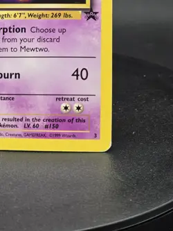 Pokemon TCG Mewtwo 3 WOTC Promo Card, Stamped Movie Promo - Image 5