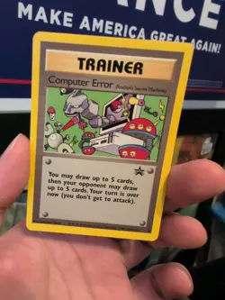 Computer Error #16 Black Star Promo Rare Vintage Pokemon Card - NM - Image 1