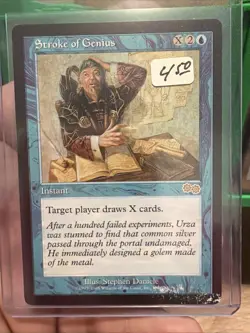 Stroke of Genius Urza's Saga Regular Magic The Gathering MTG - Image 1