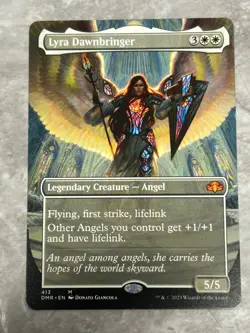 Lyra Dawnbringer Borderless #413 Dominaria Remastered MTG Regular - Image 1