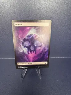 4x MTG Swamp Theros Beyond Death Full Art Nyx Land 252/254 NM Magic Set - Image 2