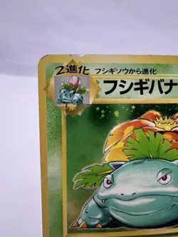 Pokemon Card Venusaur Base Set No.068 No Rarity Number Error 1996 Japanese - Image 2