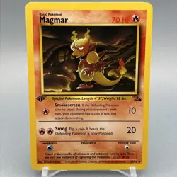 Magmar 39/62 - Fossil - 1st Edition - Pokemon TCG - Image 2