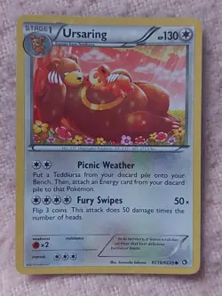 Ursaring RC16/RC25 Legendary Treasures Holo Pokemon Card - Image 1